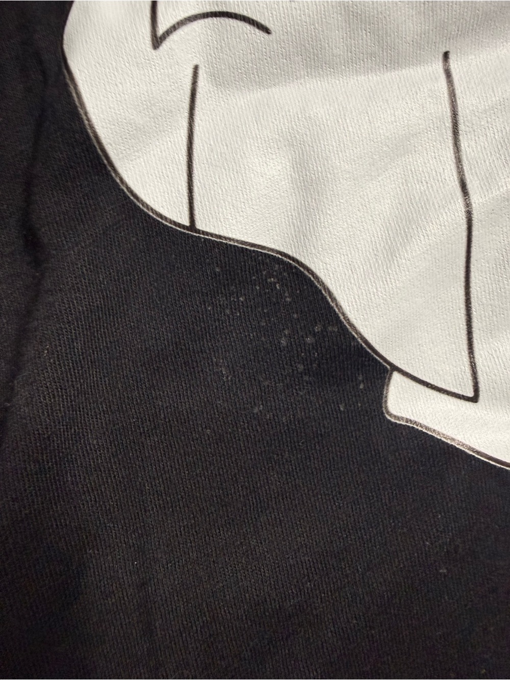 Bella Canvas Black Tee with White Ghost, Orange Jack-O'-Lantern & Red Soda Can - Picture 8 of 8